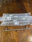 9 Pcs Cabinet Pull 13 Brainerd Bar 256W-SS-CP Stainless Steel. Fixed Price $25.00.