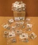 Amerock Allison BP5301026 Brushed Chrome 1-1/4 Cabinet Knob Pulls Lot Of 15. Fixed Price $12.00.