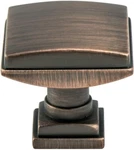 (4 Pack) Berenson Traditional 1-1/4 Inch Curved Square Cabinet Knob 1273-10VB-P. Fixed Price $18.53.