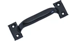 Qcaa Garage Door Pull Handle, 8", Steel, Black Coated, Made In Taiwan 1 Pack. Fixed Price $21.98.