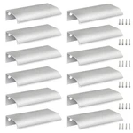 Qjaiune Back Mount Finger Edge Pull 80MM/3.15", Aluminum Hidden Handle. Fixed Price $16.49.