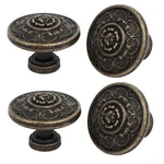 Drawer Dresser Cabinet Door Single Hole Screw Mounted Pull Handle Knob 30X22MM. Fixed Price $13.41.