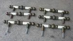 Lot 6 Vintage Brass Handle Dresser Drawer Metal Bar Pulls 742-1 Can 1977. Fixed Price $14.75.