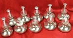 Pull Knobs Satin Nickel For Wood Cabinet 1.25" Round Lot Of 10 By Gatehouse. Fixed Price $14.00.