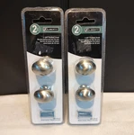 Qty 4 Nos New! Liberty PN0393L-SN-U 1-3/8" Football Knob 2 Pack Satin Nickel. Fixed Price $9.85.