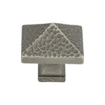 Craftsman 1/4" Length Cabinet Square Knob Pewter - Hardware For Kitchen & Bath. Fixed Price $8.91.
