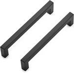 Ravinte 30 Pack 6-1/4 Inch Kitchen Square Cabinet Handles Matte Black Stainless. Fixed Price $89.99.
