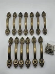 Lot 13 Vintage Amerock Antique English Brass Cabinet Pull Drawer Handle 735-1. Fixed Price $29.99.