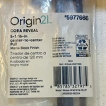 ORIGIN21 Cora Reveal Cabinet Pull Matte Black 5-1/16 Center-to-center. Fixed Price $6.99.