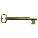 Solid Brass Skeleton Key W/double Notched Bit For House Doors With Mortise Lock. Fixed Price $12.95.