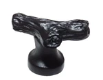 Sierra Lifestyles Cabinet Knob Black Wrought Iron Branch 1.5" X 1" Lodge Rustic. Fixed Price $10.97.