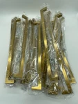 Goldenwarm Brushed Brass Drawer Pulls Kitchen Cabinet Door Handle - LSJ12GD320. Fixed Price $67.50.