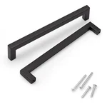 Pack Matte Black Kitchen Cabinet Door Handles 7-9/16 Inch Bar Square. Fixed Price $24.62.
