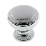 25 Pack Hickory Hardware Eclipse Chrome 1/4" Ringed Round Cabinet Knob P548-UB. Fixed Price $59.40.
