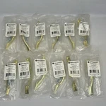 Brainerd P30090V 3-INCH Square Foot Cabinet Handle Pull Lot Of 12 Polished Brass. Fixed Price $29.69.