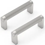 Komotia 10 Pack Brushed Satin Nickel Cabinet Pulls Knurled 3 Inch Hole Centers. Fixed Price $80.15.