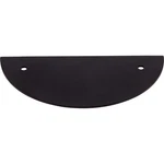Half Circle Cabinet Pull Backplate Flat Black - Hardware For Kitchen & Bath. Fixed Price $7.83.