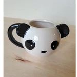 Figural Panda Mug Ceramic Black White Novelty Animal Design With Handle. Fixed Price $9.94.