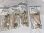 (4) Vintage Amerock Almond Ceramic Floral Brass Drawer Pull Hand BP-76243 (nos). Fixed Price $19.99.