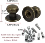 Mini Jewelry Box Round Knob Small Cabinet Drawer Pull Handle Heavy Duty Bronze. Fixed Price $14.25.