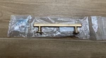Emtek 86676US4, Kitchen Cabinet Pull Handle 5"-CENTERS Urban Modern, Satin Brass. Fixed Price $9.99.