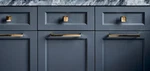 Polished Nickel Cabinet Handle 6" Box With 20 Units. Brand New, CB2. Fixed Price $290.00.