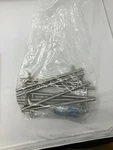 Amazonbasics Euro Bar Kitchen Cabinet Drawer Pull Handle Chrome 5.38" Box Of 10. Fixed Price $15.00.