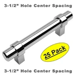 *25 Pack* Cosmas Cabinet Hardware Polished Chrome Euro Bar Pulls #161-3.5CH. Fixed Price $98.73.