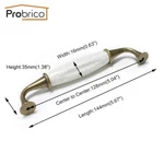 Probrico 10 Pack Ceramic Cabinet Drawer Arch Handle Pulls, 5.67", (128MM) Ctc. Fixed Price $23.99.