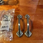 Liberty PBF809C-SN-C Beaded Satin Nickel 3 Center Cabinet Handle. Lot Of 2. Fixed Price $14.00.