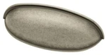 2-1/2" Or 3" Dual Mount Cup Pull Antique Iron. Fixed Price $11.25.