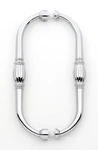 Alno G234-8-PC Tuscany 8" Back To Glass Door Pull Polished Chrome. Fixed Price $187.96.