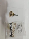 Lot Of 13 Nos Amerock BP770-3 Polished Brass 1/8" Mushroom Knob Pulls. Fixed Price $29.99.