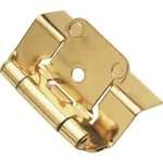 Pair Of Hickory Polished Brass Full Wrap 1/2" Overlay Cabinet Hinges P5710F-3. Fixed Price $10.99.
