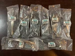 Cabinet Pulls 3-3/4"CC Delano Brushed Satin Nickel Lot X8PCS Laurey 25259. Fixed Price $12.99.