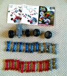 Zoob Bot Tube Builder Parts Pull Back Motor Action Car Toy Set. Fixed Price $14.25.