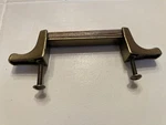 Vintage Amerock Tribute Burnished Brass Wood 3"CC Cabinet Handle BP630-FWD. Fixed Price $6.50.