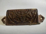 Antique Cast Iron Bin Or Drawer Cup Pull By Sargent & Co. - Circa 1888. Fixed Price $29.00.