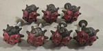 Antique Lady Bug Cast Iron Metal Drawer Pull Handle Cabinet Door Knobs Set Of 7. Fixed Price $29.99.