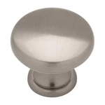 (5 Pack) 1-1/4 Inch Hollow Diecast Knob Satin Nickel. Fixed Price $19.39.