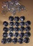 Amerock BP5300226 Allison 1-3/16 In. 30MM) Knob, Polished Chrome Lot Of 23. Fixed Price $14.97.