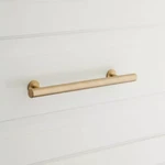 Signature Hardware 6" Diehl Adjustable Round Brass Drawer Pull- Satin. Fixed Price $10.00.