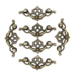 6 Pcs Vintage Antique Brass Bail Pull Handle For Wooden Drawer Cabinet Cupboa.... Fixed Price $21.32.