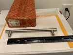 New Qty (10) Hafele 117.05.620 Stainless Bar Handles, 192MM C To. Fixed Price $94.00.