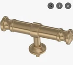 Lot Of 6- New Brainerd P43935W-CZ-C 3" Classic Button Knobble Champagne Bronze. Fixed Price $25.00.