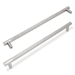 Bukobyhe 6 Pack 10" Brushed Satin Nickel Knurled Cabinet Handles Kitchen. Fixed Price $66.23.