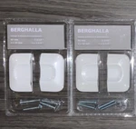 Set Of 4 Ikea Berghalla Kitchen Cabinet Pulls White 3/16" 803.228.55 -new. Fixed Price $13.99.
