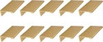 Design House 206623-SG Edge Pull Handle, Satin Gold, 10 Piece-cabinet/dresser. Fixed Price $24.99.