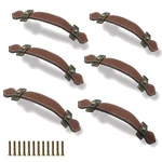 6PCS Surface Leather Furniture Handle, 6.3 Retro Style Pull Fo.... Fixed Price $16.83.