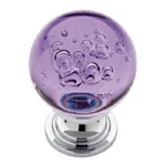 Nip Brainerd Bubble Glass Knob Purple 1-1/4" P32592C-MUL-CP. Fixed Price $5.50.